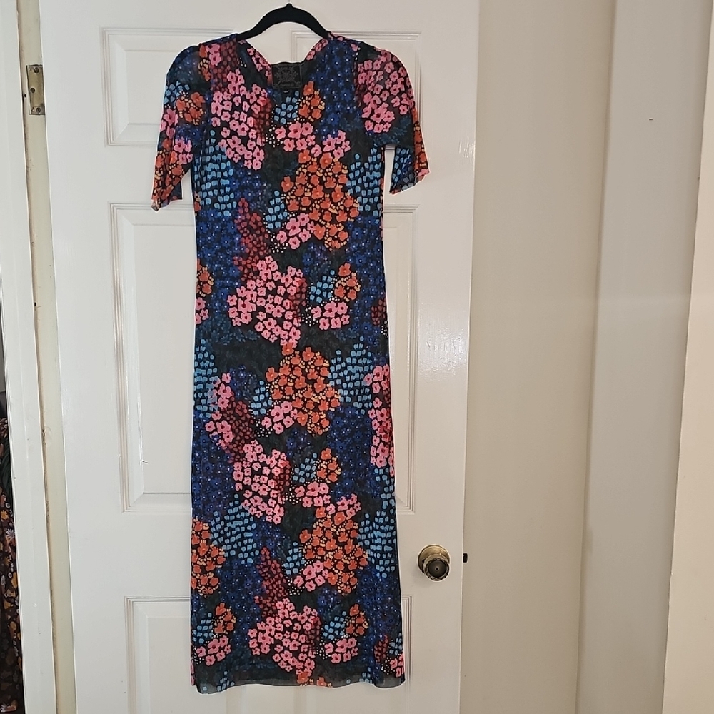 Johnny Was Jade Astrid Multicolor Floral Maxi Dress